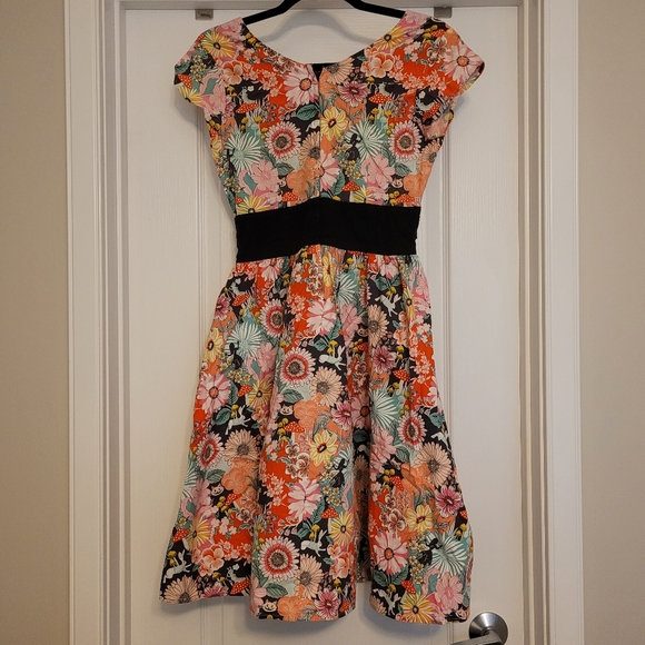 Retrolicious Alice in Wonderland A-line Dress from Modcloth - Picture 2 of 4